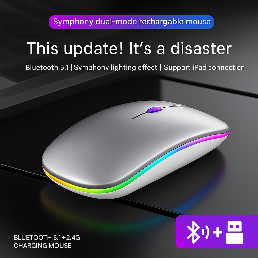 RGB Wireless Bluetooth Mouse