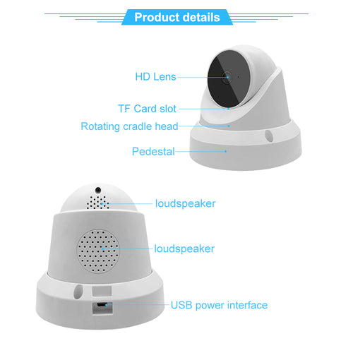 WiFi Camera Baby Monitor Home Security Camera